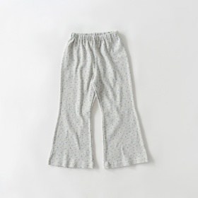 【WEB限定/DRC】リブフレアパンツ