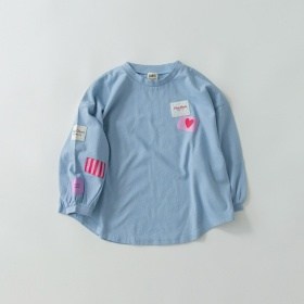 【WEB限定/DRC】ワッペン長袖Tシャツ