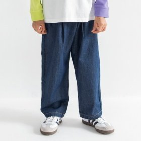 【WEB限定/DRC】オーバータックデニムロングパンツ