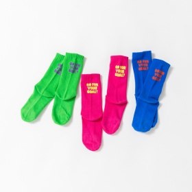 【新色追加】【WEB限定/DRC】カラフル3Pソックス