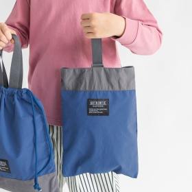 【DRC/WEB限定/通学シリーズ】配色シューズバッグ