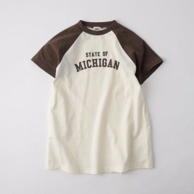 【WEB限定/DRC】ラグラン半袖ワンピース