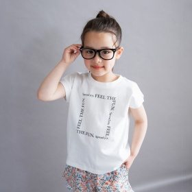 【WEB限定/DRC】アソートロゴフレンチスリーブトップス