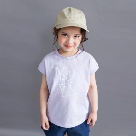 【WEB限定/DRC】アソートロゴフレンチスリーブトップス