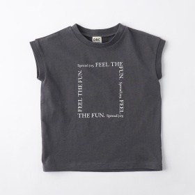 【WEB限定/DRC】アソートロゴフレンチスリーブトップス