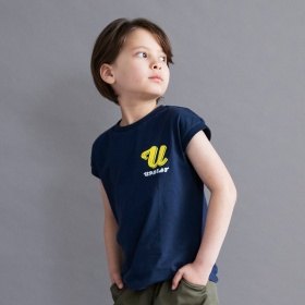 【WEB限定/DRC】アソートロゴフレンチスリーブトップス