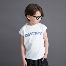 【WEB限定/DRC】アソートロゴフレンチスリーブトップス