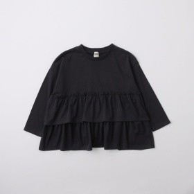【WEB限定/DRC】2段フリル長袖Tシャツ