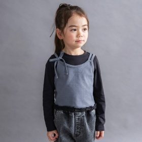 【WEB限定/DRC】ビスチェドッキング長袖Tシャツ
