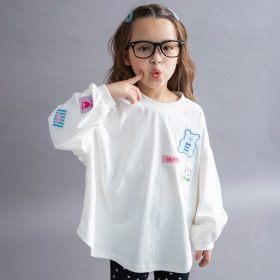 【WEB限定/DRC】ワッペン長袖Tシャツ