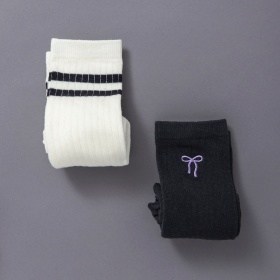 【WEB限定/DRC】2Pオーバーニーソックス