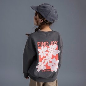 【WEB限定/DRC/裏起毛】ガールズアソートグラフィックトレーナー