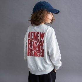 【WEB限定/DRC】アソートグラフィック裏毛トレーナー