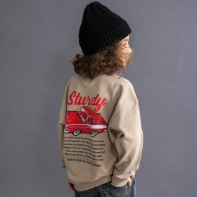 【WEB限定/DRC】アソートグラフィック裏毛トレーナー