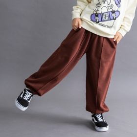 【WEB限定/DRC】センタープレス裏毛ロングパンツ