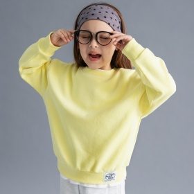 【WEB限定/DRC/裏起毛】配色ステッチトレーナー