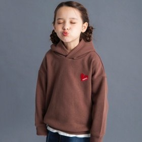 【WEB限定/DRC/裏起毛】ワンポイント刺繍パーカー