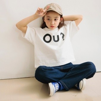 【Ou? by EDWIN】Ou？BIGロゴ半袖Ｔシャツ