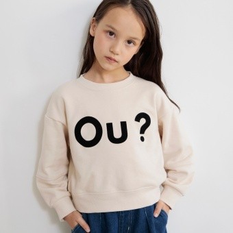 【Ou? by EDWIN】Ou？BIGロゴトレーナー_