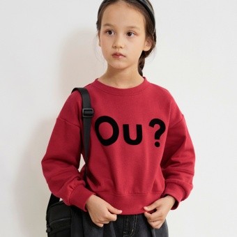 【Ou? by EDWIN】Ou？BIGロゴトレーナー_