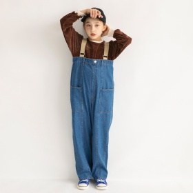 【Ou? by EDWIN】サス付きサロペット_