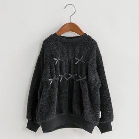 【Ou? by EDWIN】リボンモチーフトレーナー_