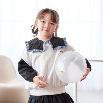 胸刺しゅうワッペン スウェットベストセットアップ