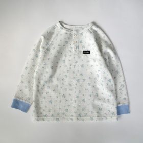 ヘンリーネック サーマル長袖Tシャツ