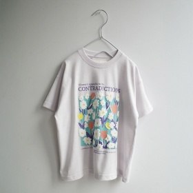 【aBity select./アビティセレクト】フラワーガーデン 発泡プリント半袖Tシャツ