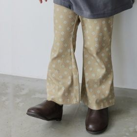 【2点15%対象】【aBity select./アビティセレクト】総柄フレアロングパンツ