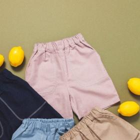 【aBity select./アビティセレクト】配色ステッチハーフパンツ