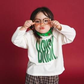 【aBity select./アビティセレクト】アソートロゴ長袖Tシャツ