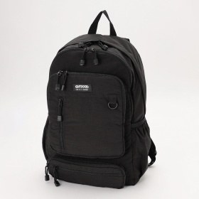 【WEB限定/MELLOW-LY】OUTDOORナイロンダブルポケットデイパック