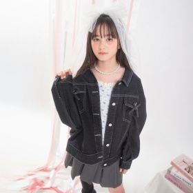 【予約商品】【MELLOW-LY】ルーズリボンGジャン