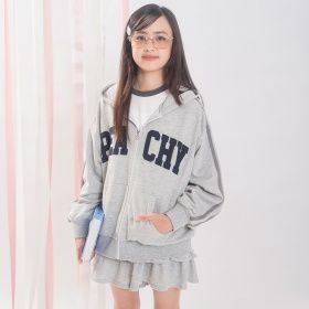 【予約商品】【MELLOW-LY】裏毛BIGパーカー