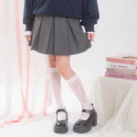 【予約商品】【MELLOW-LY】ボックスプリーツスカパン
