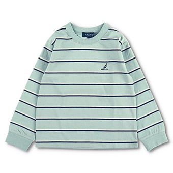 【NAUTICA/ノーティカ】レトロボーダー長袖Tシャツ