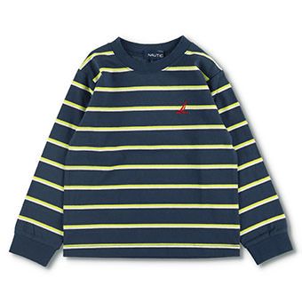 【NAUTICA/ノーティカ】レトロボーダー長袖Tシャツ