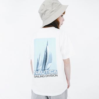 【NAUTICA/ノーティカ】バックフォトプリントTシャツ