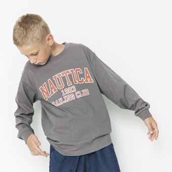 【NAUTICA/ノーティカ】カレッジロゴ長袖Tシャツ