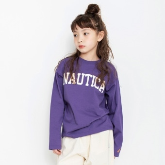 【NAUTICA/ノーティカ】フットボール長袖Tシャツ