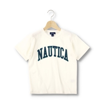 【NAUTICA/ノーティカ】サテンアップリケロゴ半袖Tシャツ