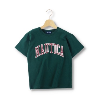 【NAUTICA/ノーティカ】サテンアップリケロゴ半袖Tシャツ