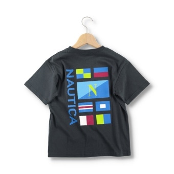【NAUTICA/ノーティカ】国旗プリント半袖Tシャツ