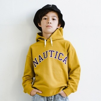 【NAUTICA/ノーティカ】アップリケロゴ裏毛パーカー