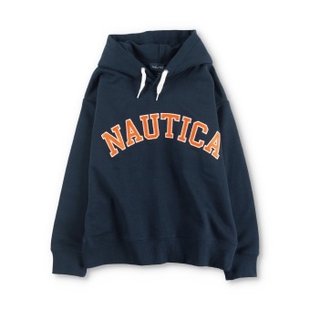 【NAUTICA/ノーティカ】アップリケロゴ裏毛パーカー