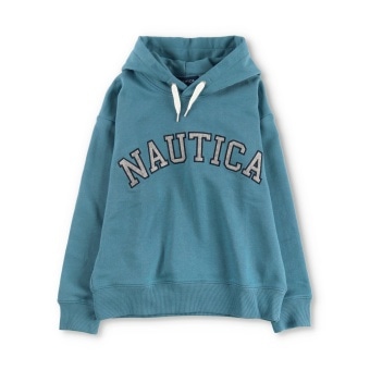 【NAUTICA/ノーティカ】アップリケロゴ裏毛パーカー