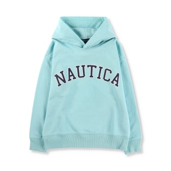 【NAUTICA/ノーティカ】アップリケロゴミニ裏毛パーカー