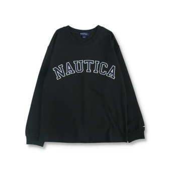 NAUTICA/ノーティカ】ロゴアップリケ長袖Tシャツ ｜子供服&ベビー服