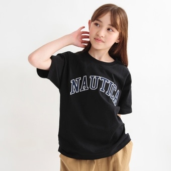 【NAUTICA/ノーティカ】アップリケロゴ半袖Tシャツ